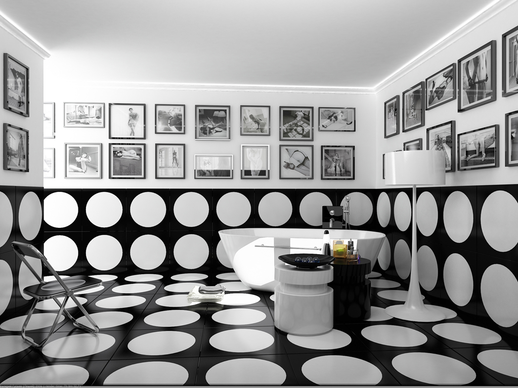 Черно-белые фотографии в интерьере: 50+ примеров
